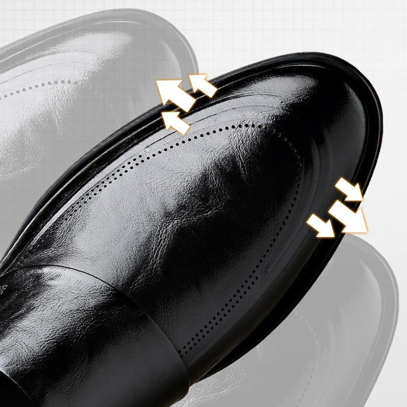 🔥New Year Specials🔥Men's Business Casual Slip-On PU Leather Shoes