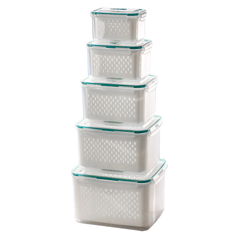 🔥Summer Hot Sale 50％ OFF💝2 in 1 Draining Fresh-Keep Food Container