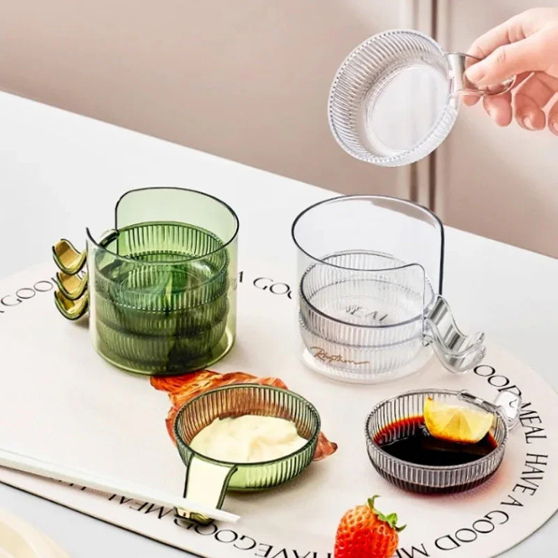 🧑‍🍳🧑‍🍳Kitchen Essentials🍽️ Clear Small Dipping Dish with Handle