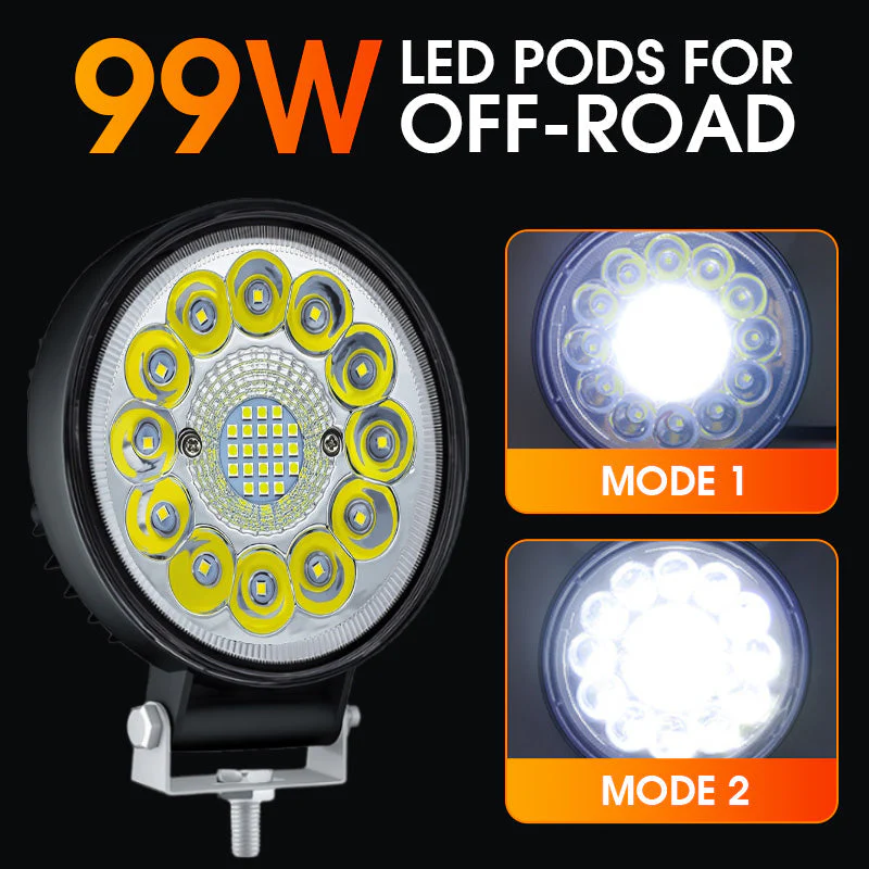 🔥While stocks last🎉4-inch 99W LED Pod for Off-Road