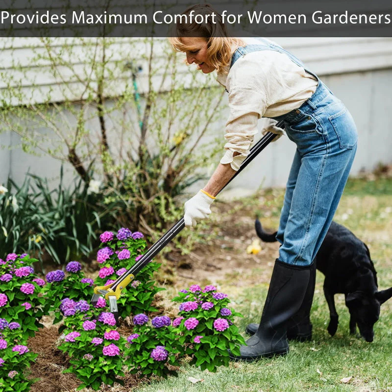 Limited time holiday discounts！！30-61 Inch Black Adjustable Weeding Loop Stirrup Hoe