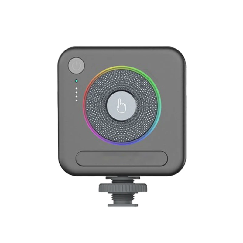 🔥Portable Full Color Video Light with 3 Cold Shoe Mounts