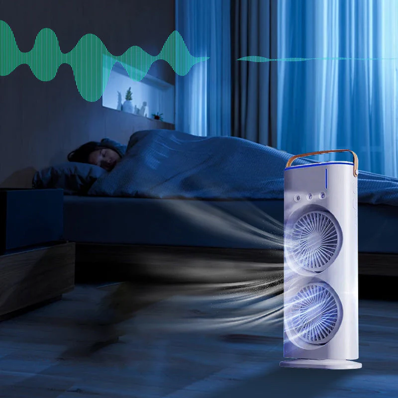 🔥Summer Hot Sale🔥Desk Oscillating Tower Fan with Misting Function