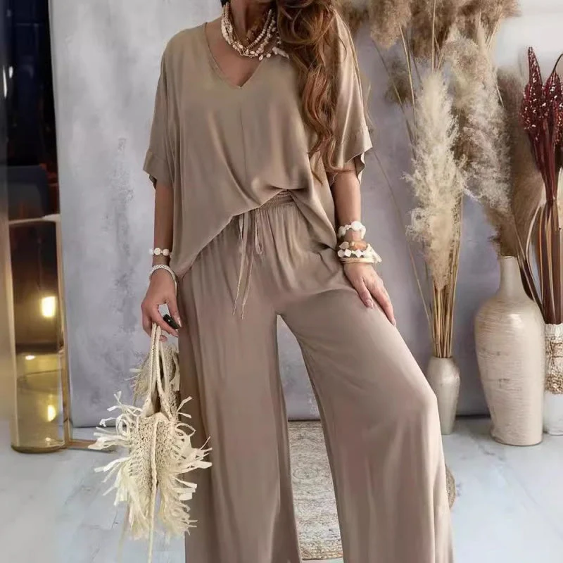 🔥Summer Hot Sale🔥Women’s Casual Loose Solid Color Suit