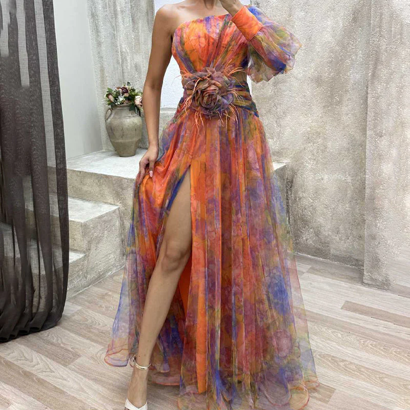 🌸Spring Specials💐 Women's Tulle Irregular Gown Dresses - free shipping