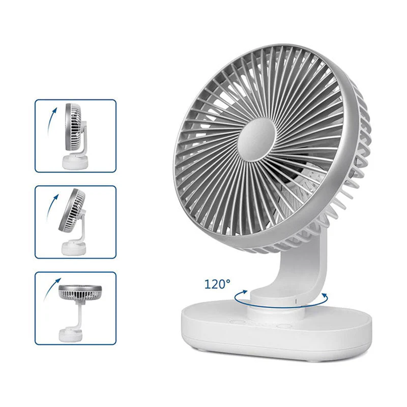 Tabletop Cordless Oscillating Mini Fan