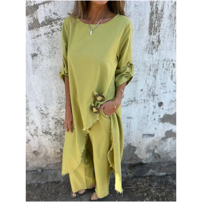 🎉Women's Irregular Dress and Loose Fit Pants