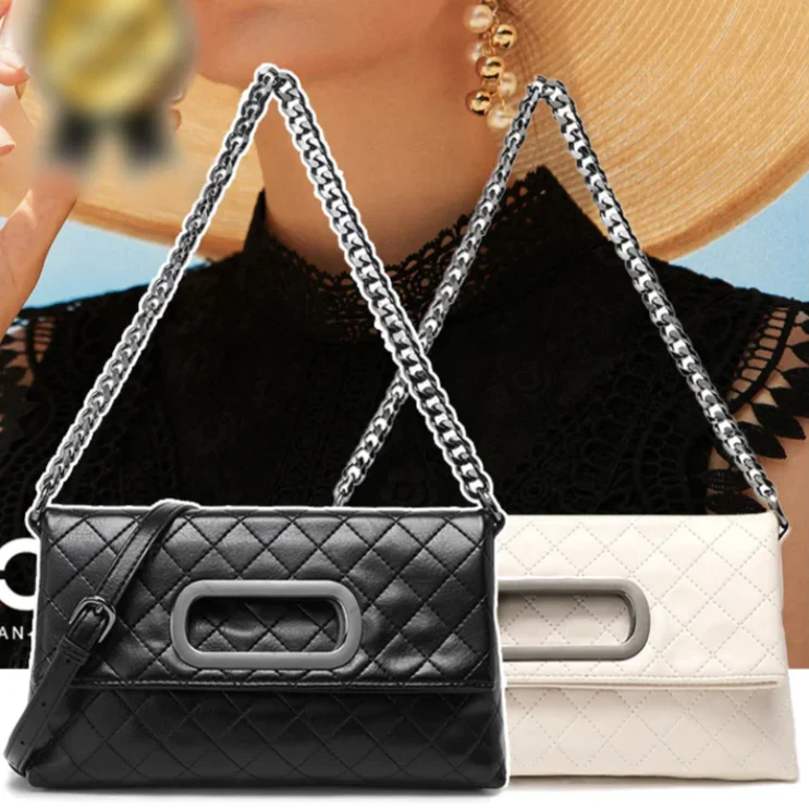 [Best Gift For Her] Square Buckle Versatile Chain Bag