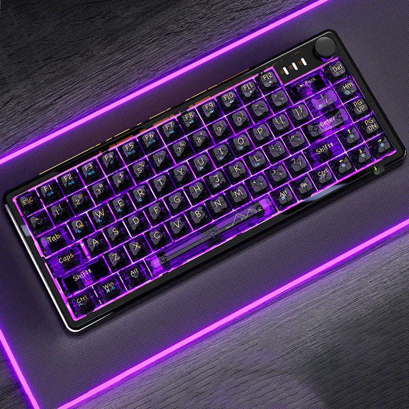 Universal Transparent Mechanical Keyboard with RGB Backlight✈️Free Delivery✈️