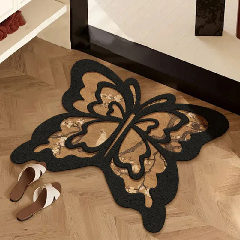 🦋Retro Butterfly Diatomite Mat – Quick Drying & Non-Slip