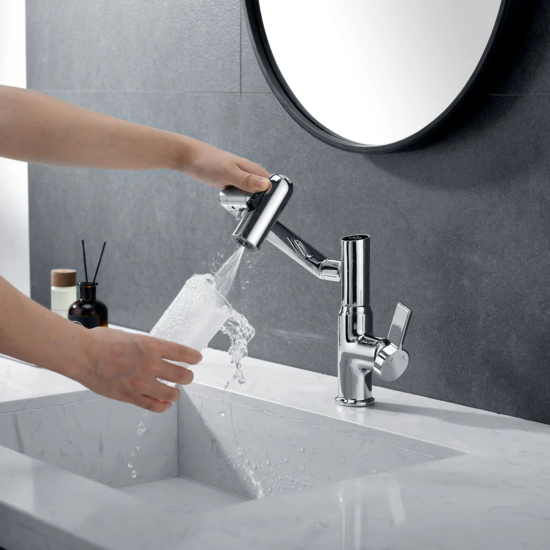 🎁Hot Sale 49% OFF⏳Single-Hole Rotatable Faucet with Temperature Display
