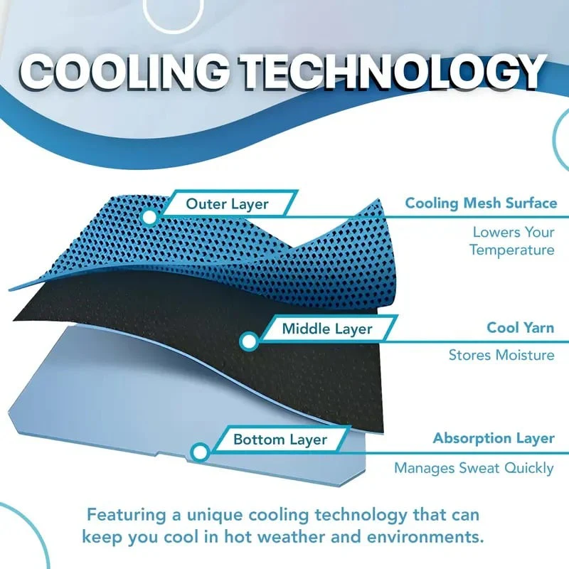 🎉Buy 1 Get 1 Free-Limited Sale🔥Cold Sweat Towel You Can Use Anywhere, Anytime! Reusable Soft Absorbent Cooling Portable