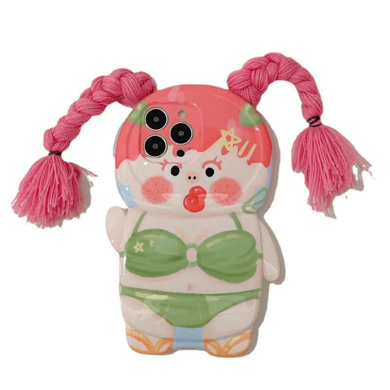 Cute Braid Bikini Girl Phone Case