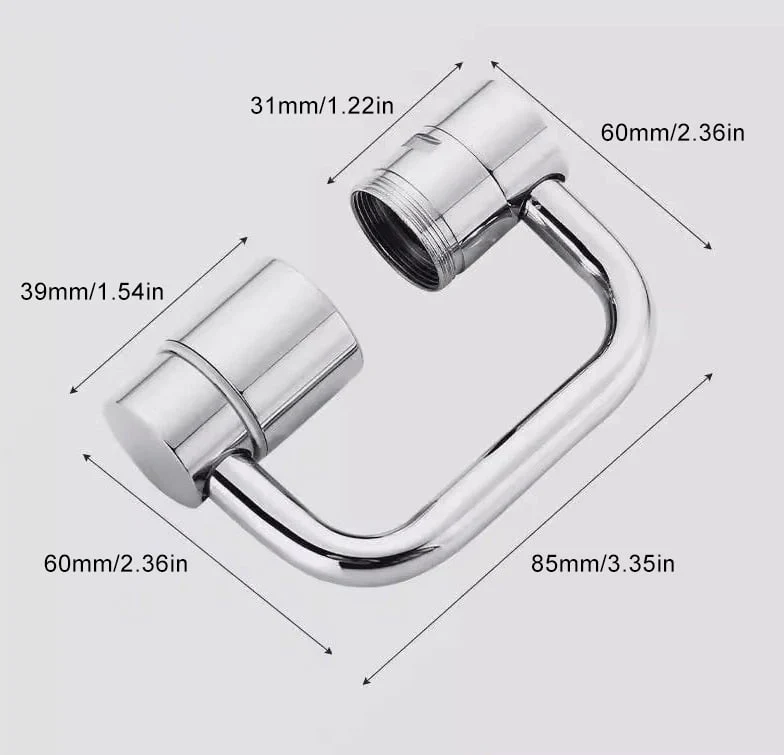 🚰Universal sink faucet✨1080° Rotatable Faucet Aerator Extension