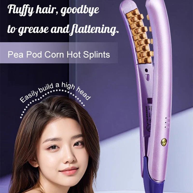Pea Pod Corn Waffle Fluffy Hair Iron（50% OFF）