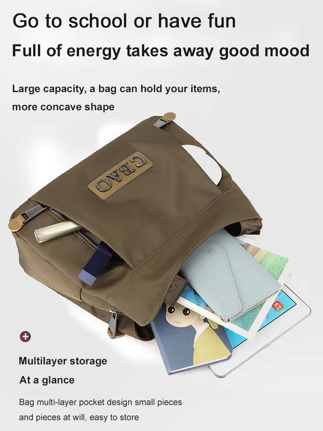 💥Big Sale 50% OFF💥 Large Capacity Nylon Crossbody Bag