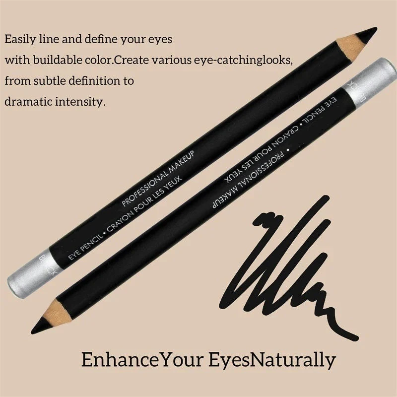 💗Set of 3pcs🎁Wooden Waterproof Long-Lasting Hard Eyeliner