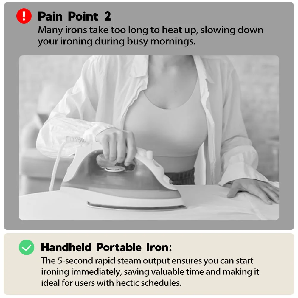 🔥Limited Time Offer 49% OFF🎁Portable Mini Electric Steamer Iron for Clothes