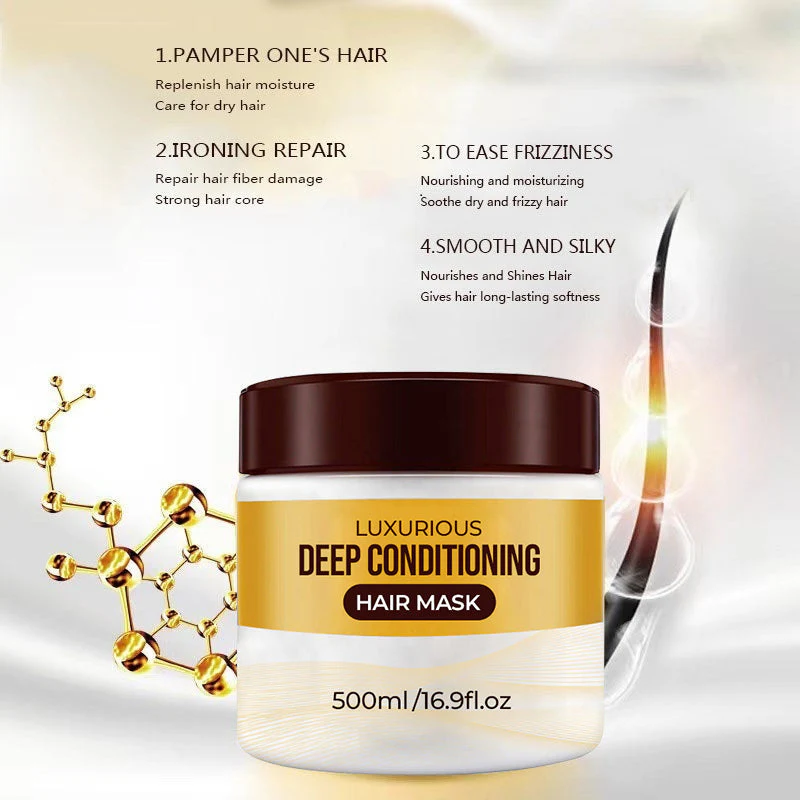 🔥Limited Time Sale - Buy 2 Get 1 Free🔥 Luxurious Hair Mask with Deep Conditioning