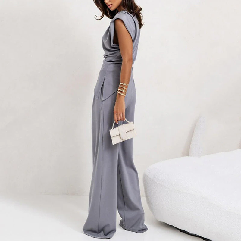 🌸Spring Specials💐 Women’s Elegant Solid Color Two-Piece Set