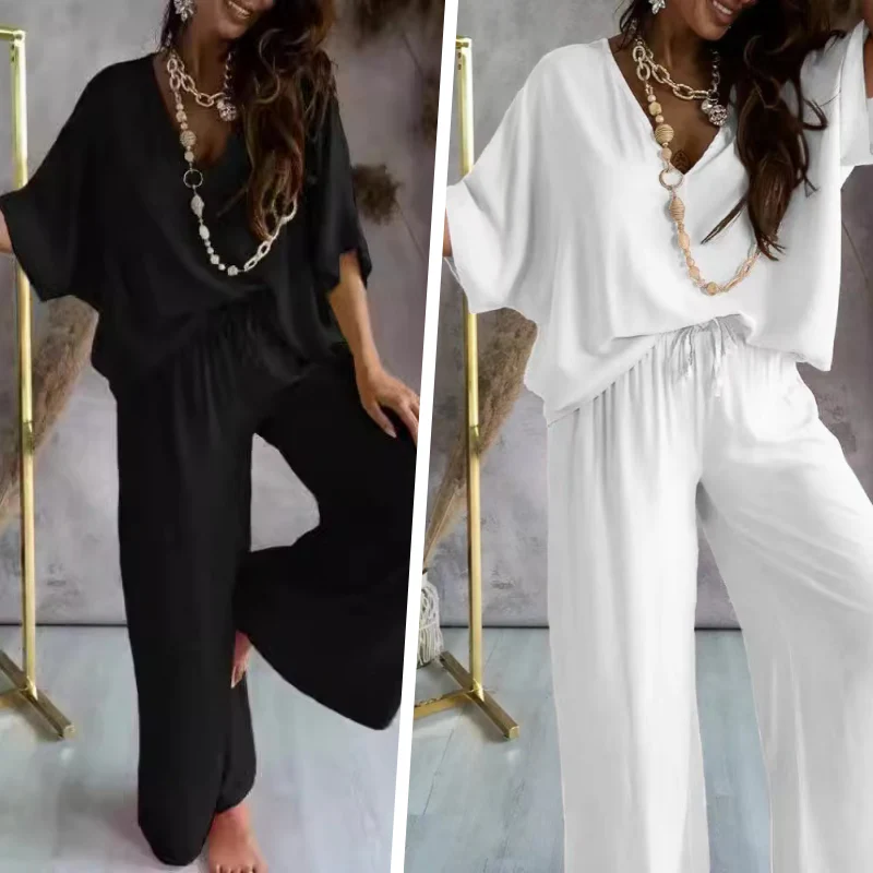 🔥Summer Hot Sale🔥Women’s Casual Loose Solid Color Suit