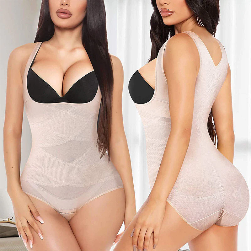 🔥New Year Specials💥-💃Women's Lightweight Mesh Yoga Bodysuit Shaper
