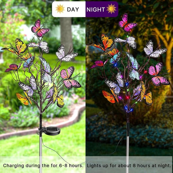 🔥50% OFF🎁Waterproof Solar Outdoor Butterfly Lights💐