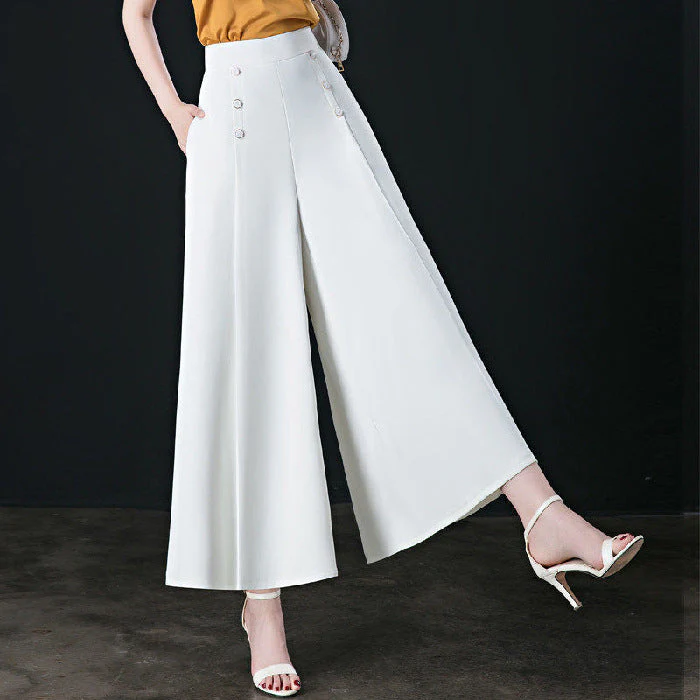 👖【Fashion Slim Fit】Hot Sale-Pleated Wide Leg Pants