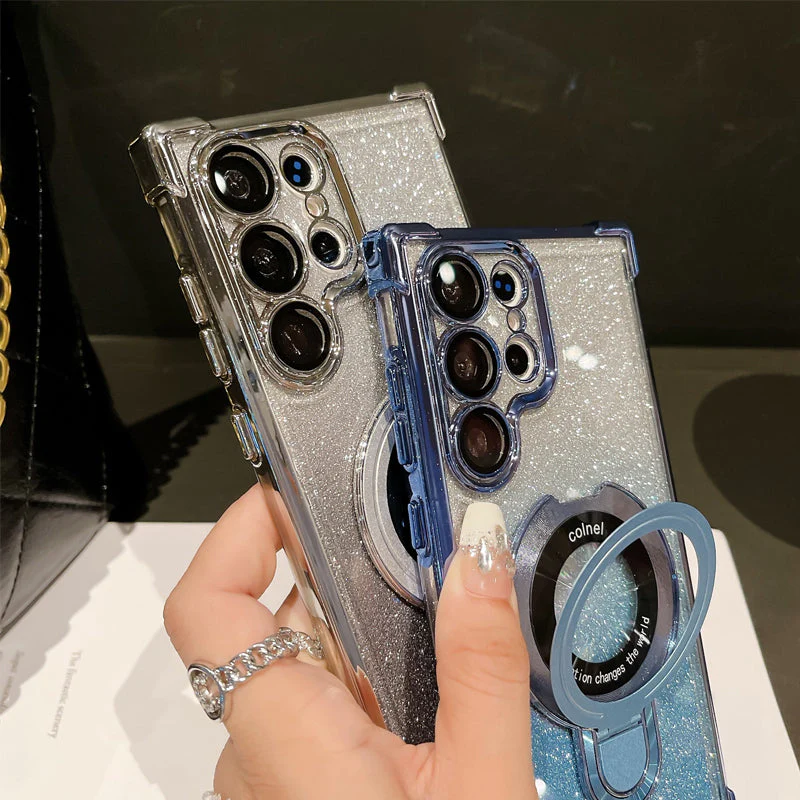 🔥🔥Magnetic Gradient Glitter Mobile Phone Cases for Samsung S22/23/24🔥