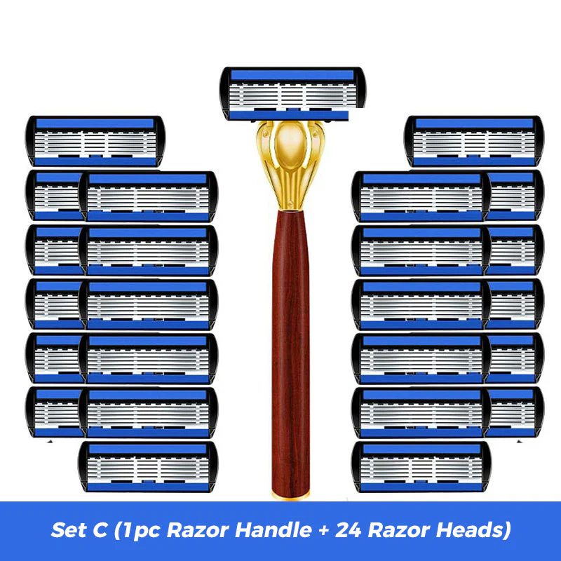 🔥2025 New Hot Sale 50% OFF🔥Advanced Manual Shaving Razor Blade Set