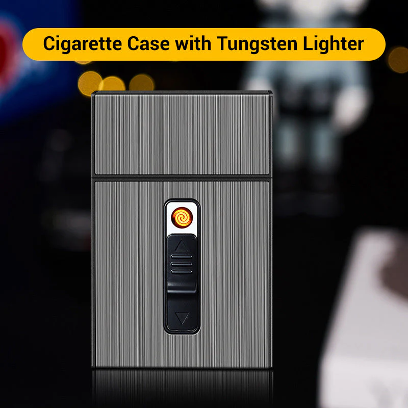 🔥Hot Sale 50% OFF🔥Cigarette Case with Lighter