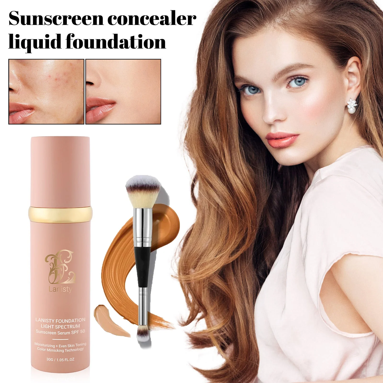 💗Value Pack - Buy 1 Get 1 Free 🎁 4 in 1 Discolouring Foundation