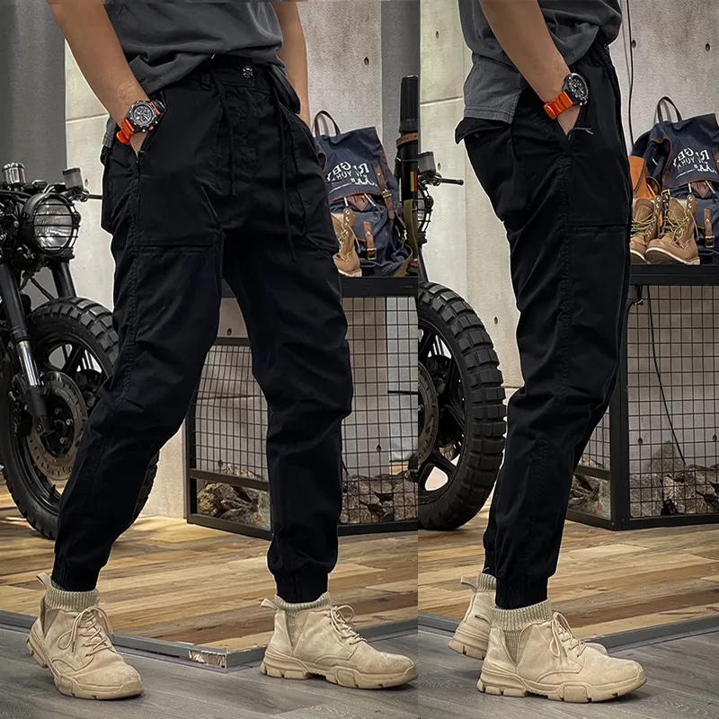 2024 SPRING MEN'S DISTRESSED SLIM FIT BIKER PANTS👖