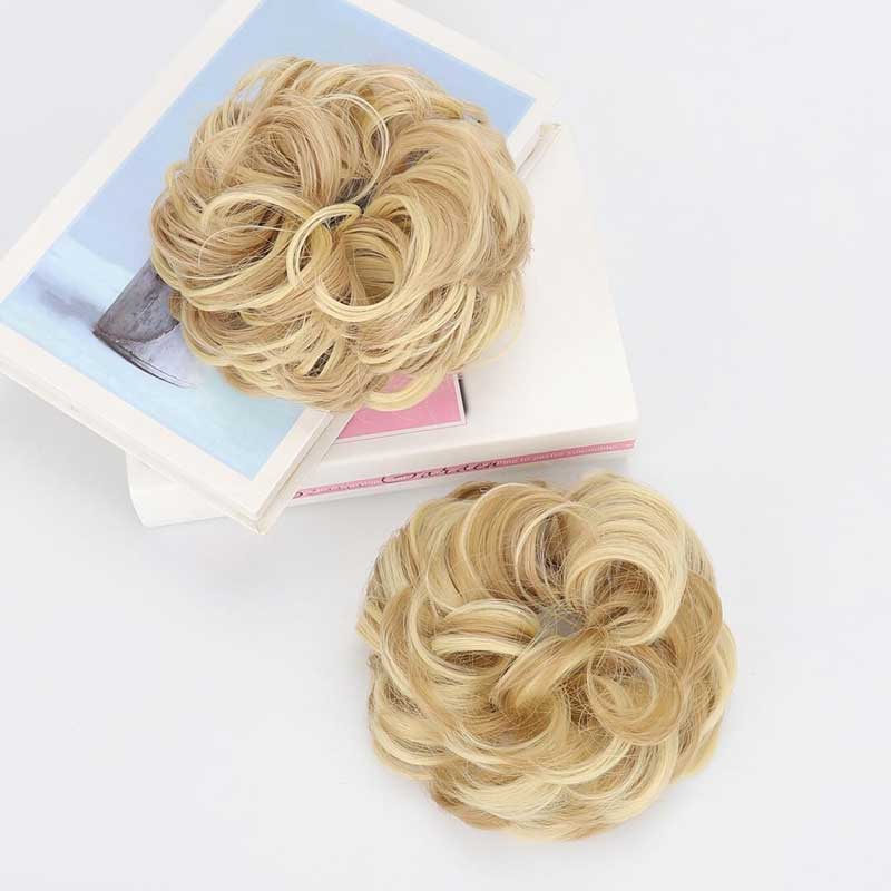 🔥Voluminous Synthetic Bun Wig with Adjustable Clip