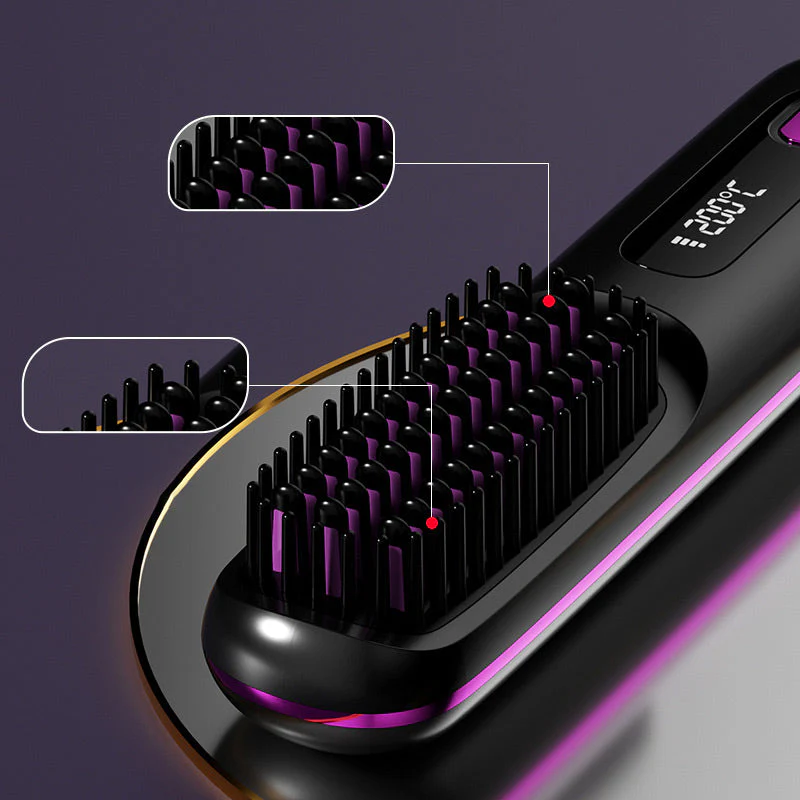 🔥Summer Hot Sale 49% Off🔥Wireless Ceramic Heating Hair Straightening Comb