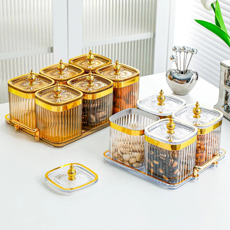 [High-grade Material] Multipurpose Light Luxury Pastry and Nut Sealed Jar