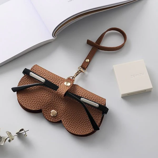 🌸SALE 50% OFF👓️Soft Leather Sunglasses Bag
