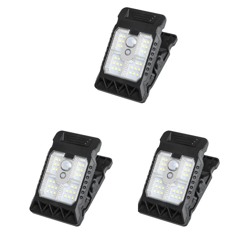 Outdoor Solar Clip Light with Motion Sensor