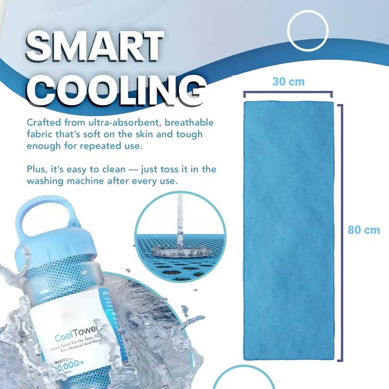🎉Buy 1 Get 1 Free-Limited Sale🔥Cold Sweat Towel You Can Use Anywhere, Anytime! Reusable Soft Absorbent Cooling Portable