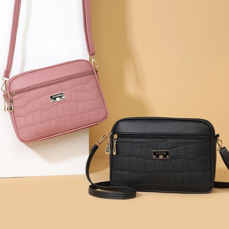 👜Women's Fashion Simple Faux Leather Crossbody Bag