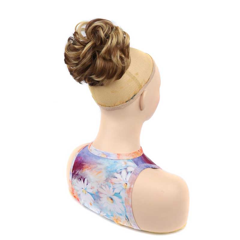 🔥Voluminous Synthetic Bun Wig with Adjustable Clip