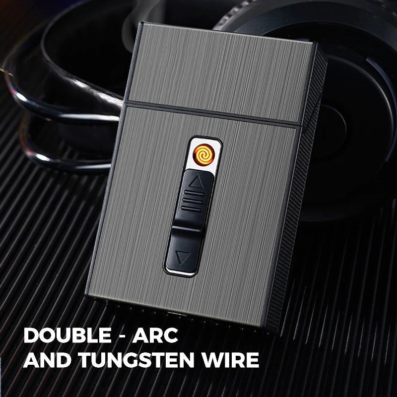 🔥Hot Sale 50% OFF🔥Cigarette Case with Lighter