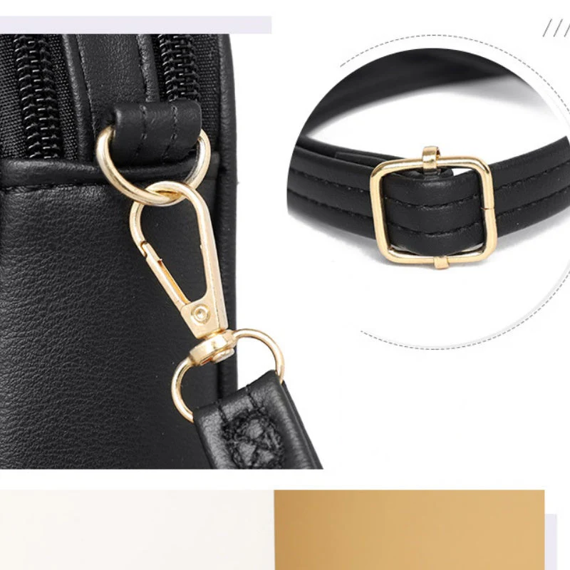 👜Women's Fashion Simple Faux Leather Crossbody Bag