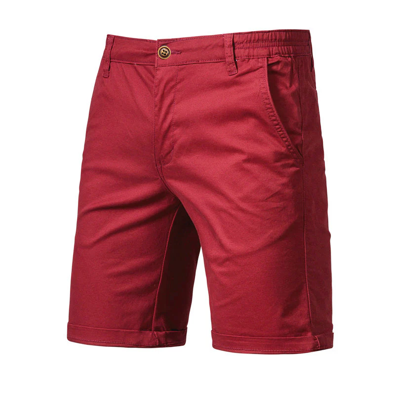 Men's Casual Business Elastic Straight Shorts
