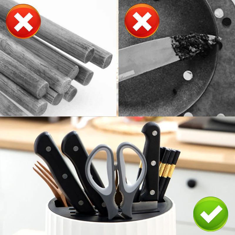 360°Rotation Kitchen Utensil Holder （Great Sale⛄BUY 2 Get 10% OFF + Freeshipping）