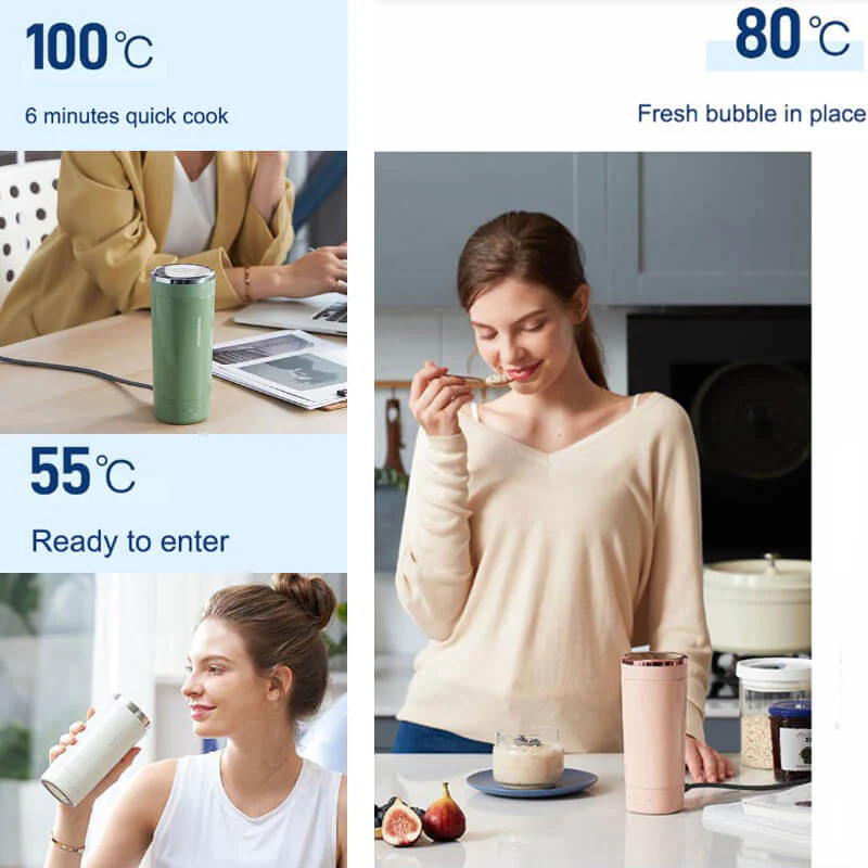 🌈New Products 50% Off Sale🌈 Portable Electric Heating Water Vacuum Cup