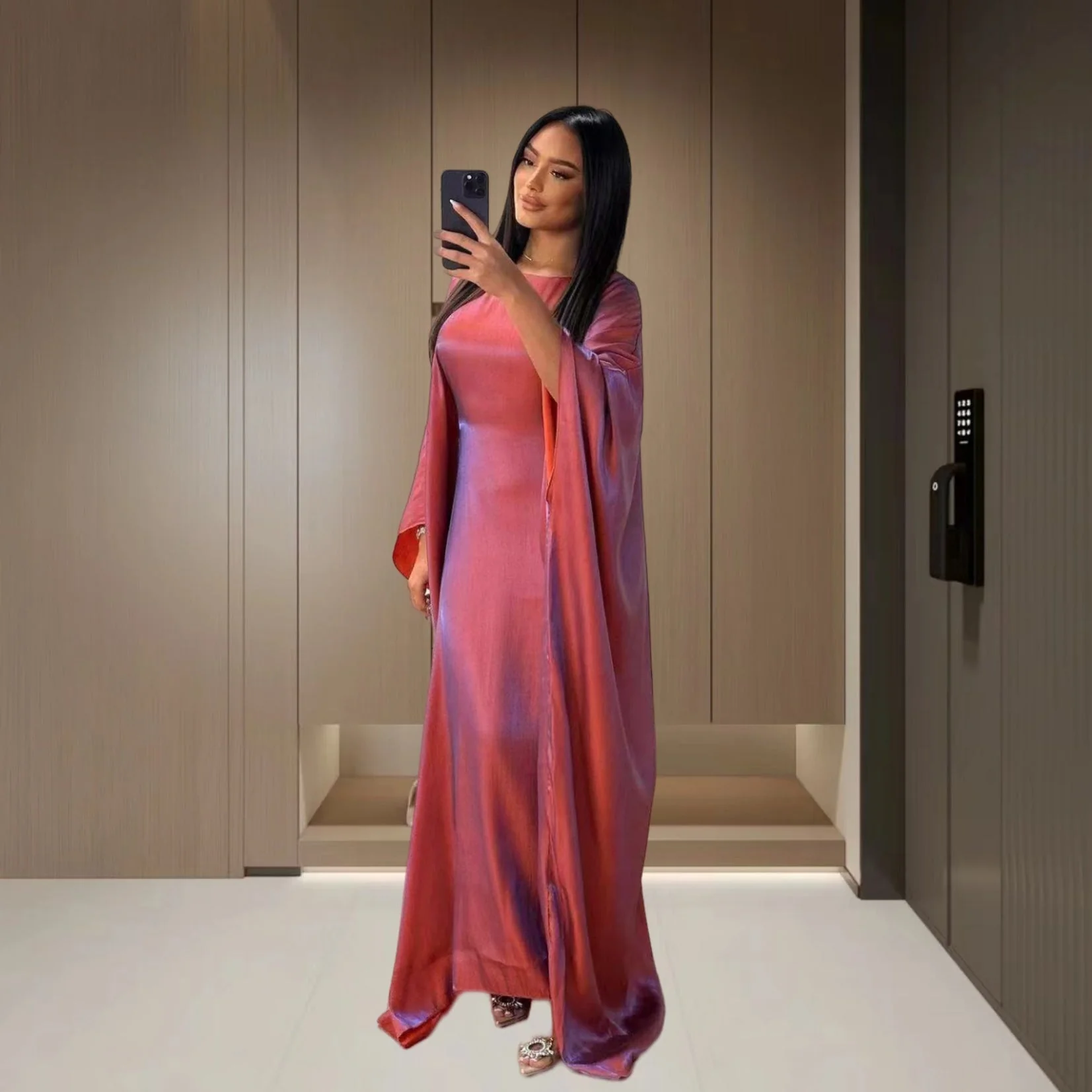 🎉 LIMITED TIME OFFER 50% OFF 🎉 Women's Elegant Flowing Satin Long Dresses