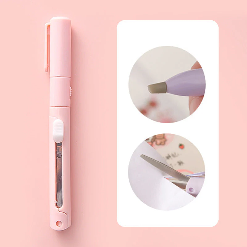 Foldable Mini Scissors Ceramic Pencil
