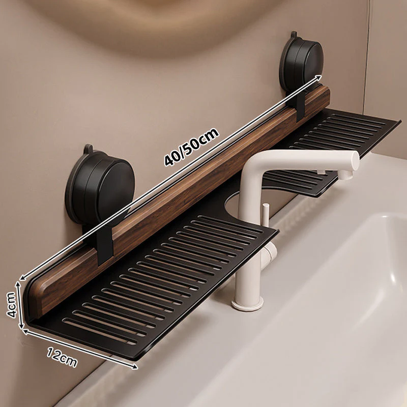 🔥 Bestsellers Recommended – The Furniture Hits of 2025🔥 Walnut Suction Cup Bathroom Shelf