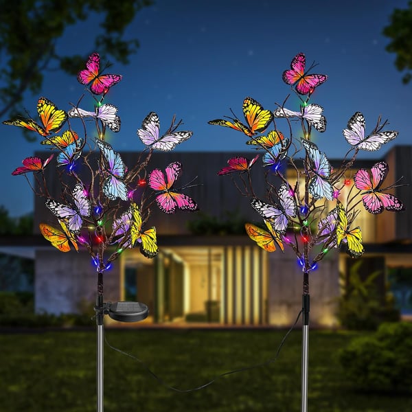 🔥50% OFF🎁Waterproof Solar Outdoor Butterfly Lights💐
